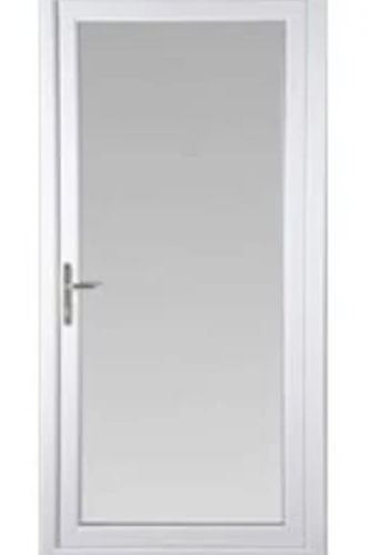 White Upvc Swing Door