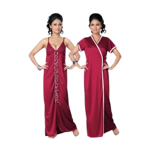 Full Lenght Ladies Designer Night Dress