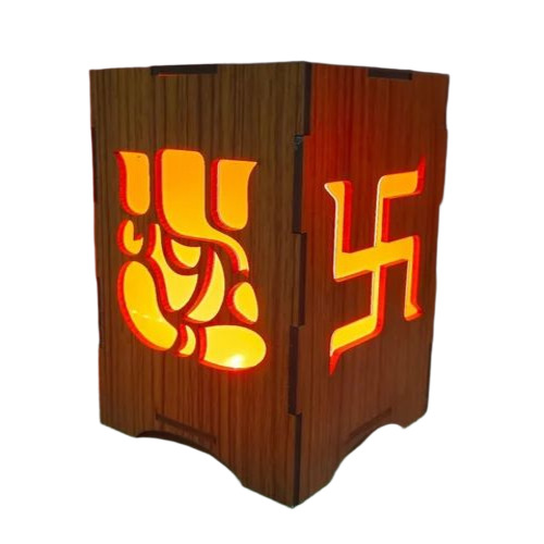 Ganesha Wooden Led Lamp