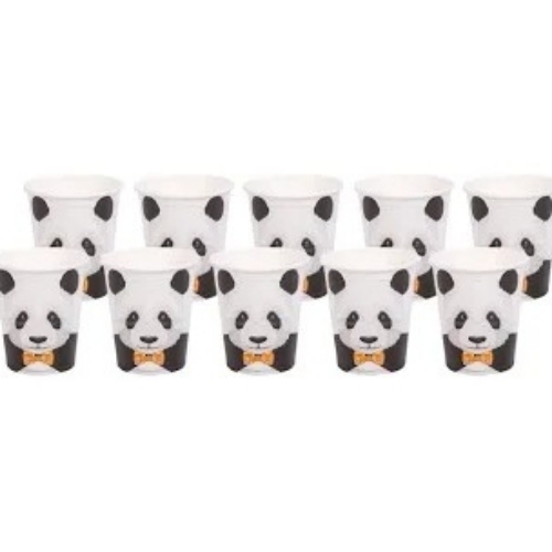 Printed Panda Paper Cups - Feature: Disposable
