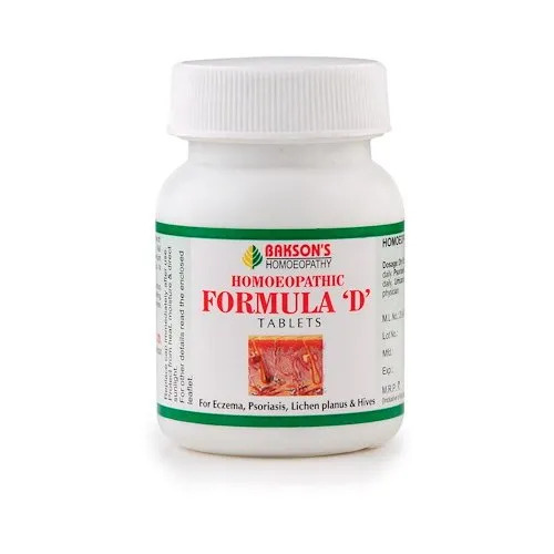 Bakson Homeopathic Formula D Tablet