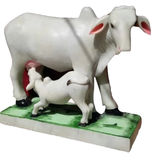 Marble Cow Statue