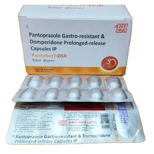 Pantoprazole 40 Domperidone 30 DSR Capsule (Pantobert- DSR) 200mg