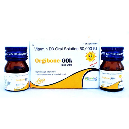 Vitamin D3 Oral Solution 60000 IU 4x1x5ml