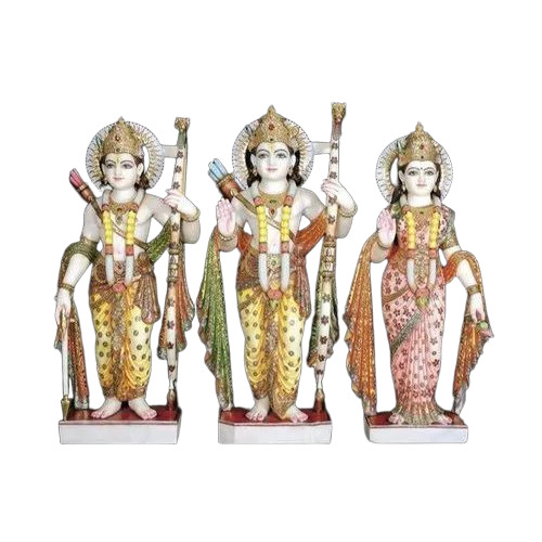 White Marble Ram Darbar Statue