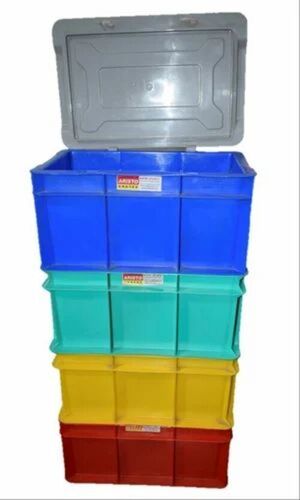 Rectangular Industrial Plastic Crate