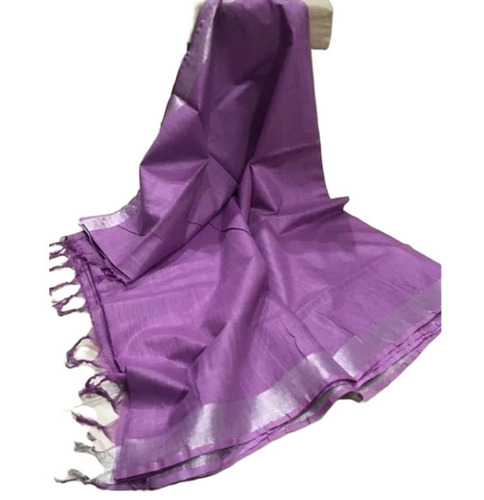180 Gsm Plain Cotton Viscose Saree