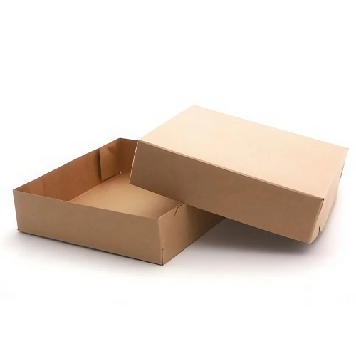 Brown Telescopic Two Pieces Boxes