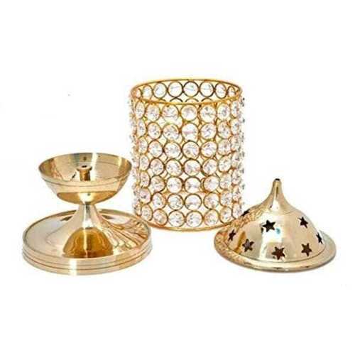 Crystal Pillar Diya