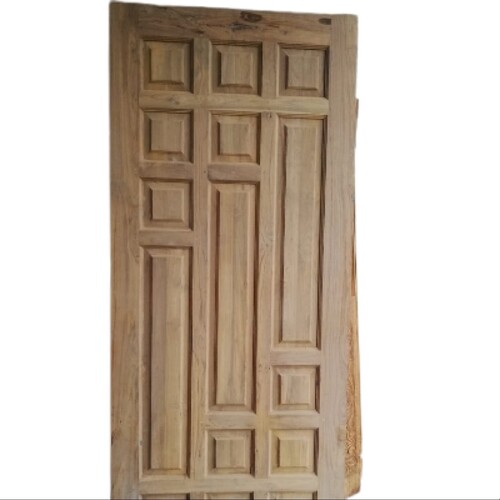 Single Panel Teak Wood Doors - Application: Office