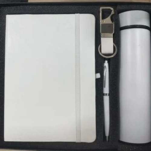 4 In 1 White Premium Corporate Gift Set