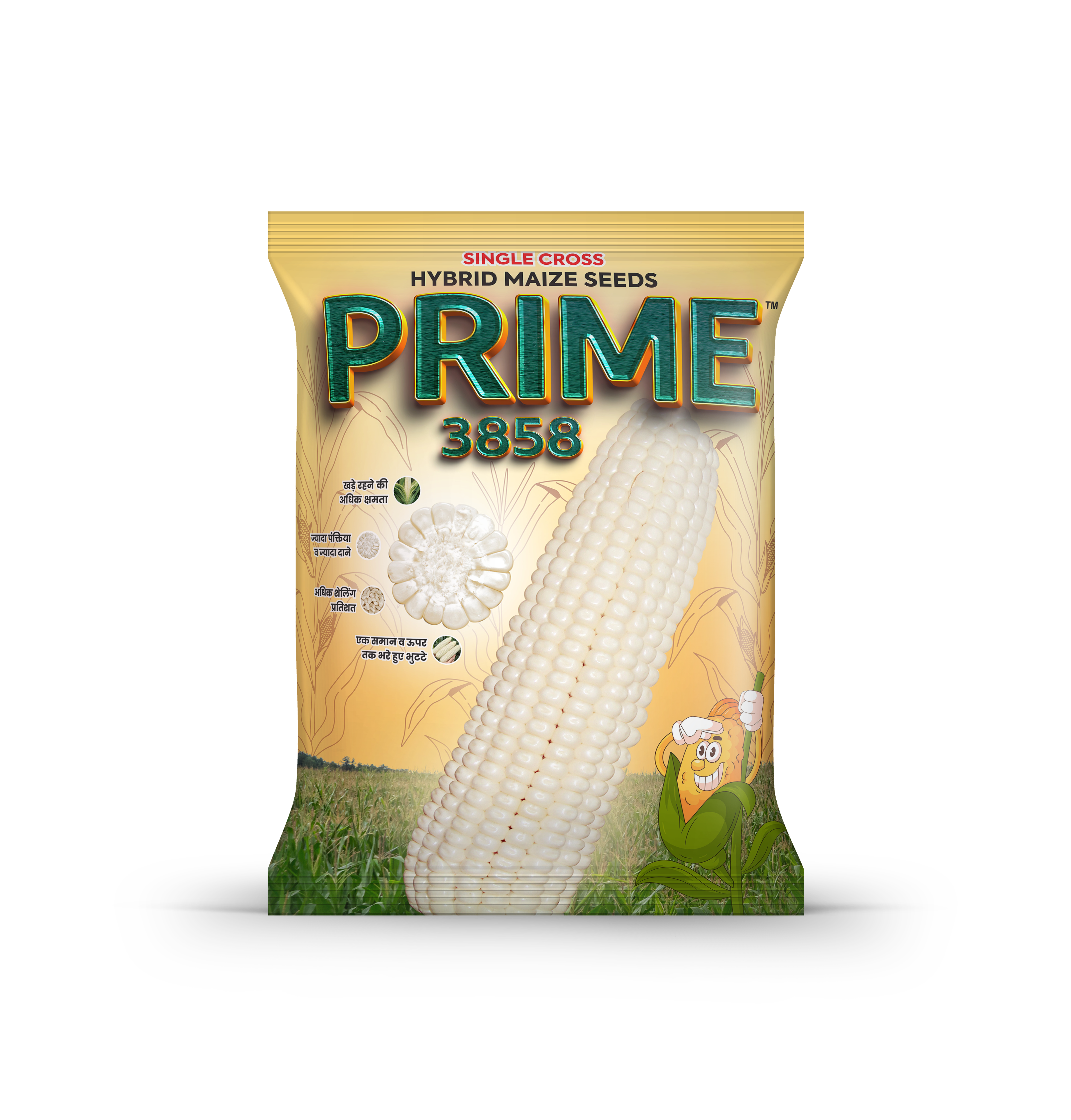 PRIME 3858 Hybrid Maize Seeds