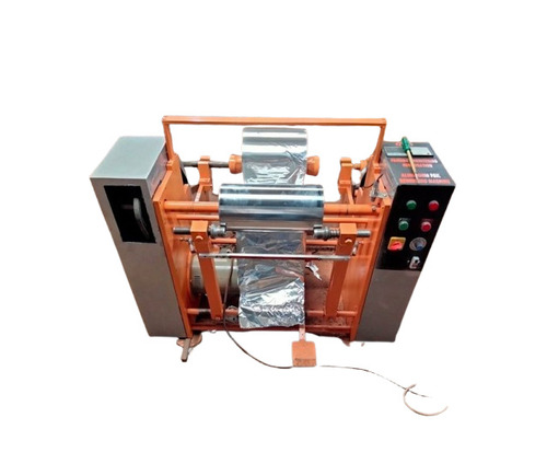 Aluminium foil rewinding machine