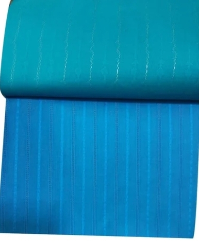 Blue Leno Dyed Cotton Fabric