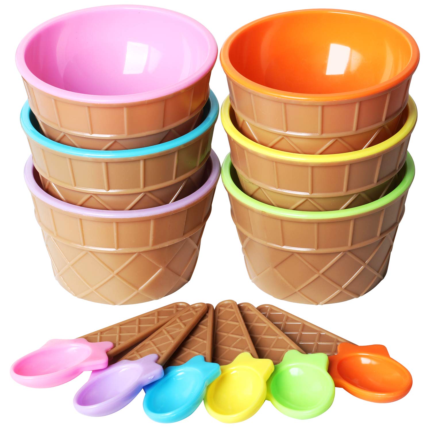 Ice Cream Bowls With Spoon