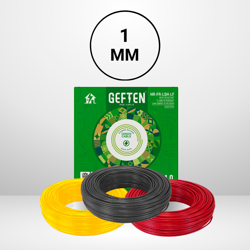 1mm Geften HR-FR-LSH-LF GREEN Class 2 Premium Cable