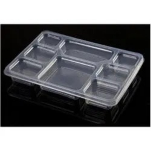 8 Compartment Transparent Disposable Tray