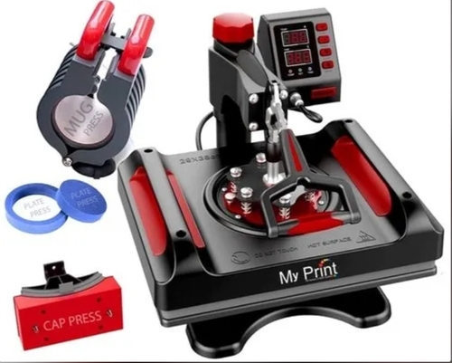 Heavy Duty Heat Press 5 In 1 Combo Digital Multi Functional Sublimation - Automation Grade: Semi Automatic