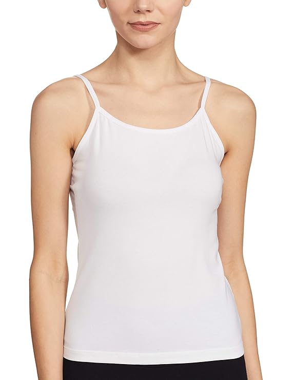 Women White Camisole Slip