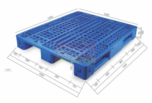 Durable Blue Plastic Pallets