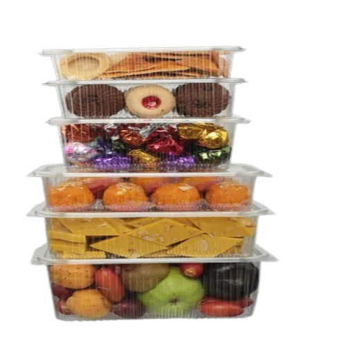 Plastic Hinge Containers Pet