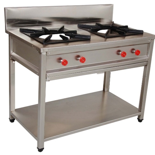 two burner cooking range