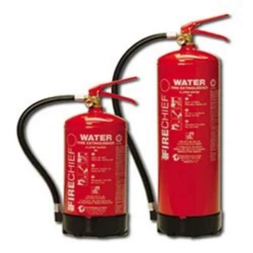 Water Type Fire Extinguisher - Color: Red