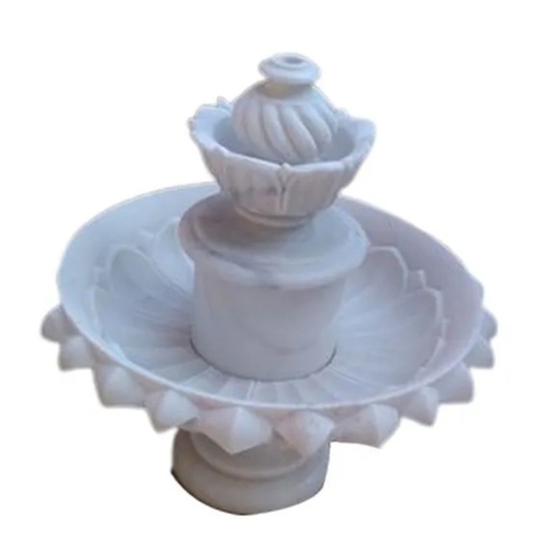 1.5 Feet White Marble Fountains