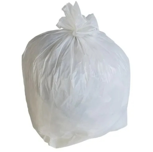 5 Kg White Plain Compostable Plastic Bag