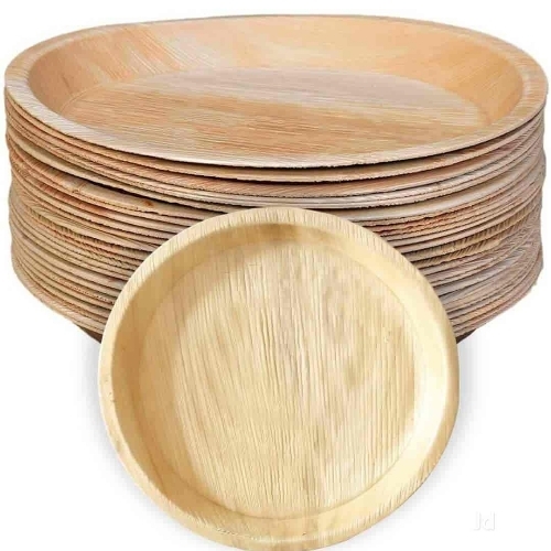 Organic Areca Leaf Plate - Application: Food Serving