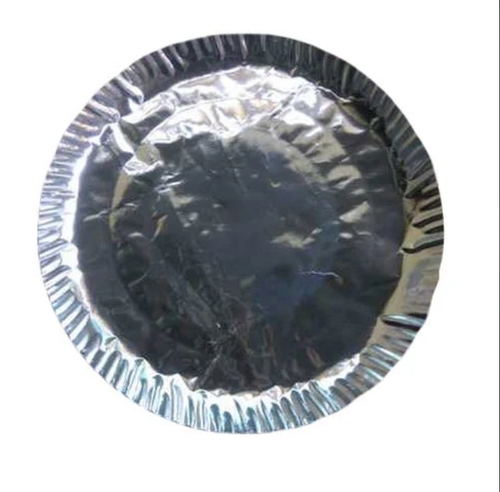 Round Silver Disposable Paper Plate