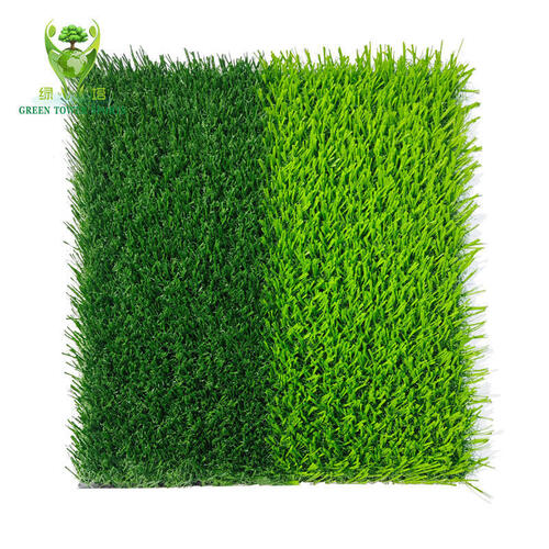 Special offer Non-fillin grass-100% PE+PP,Colors: Dark Green + Light Green ,white,Durable Football Artificial Grass