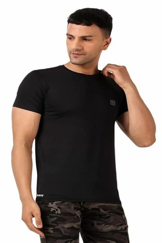 Sports Polyester Half Sleeve Men T Shirt