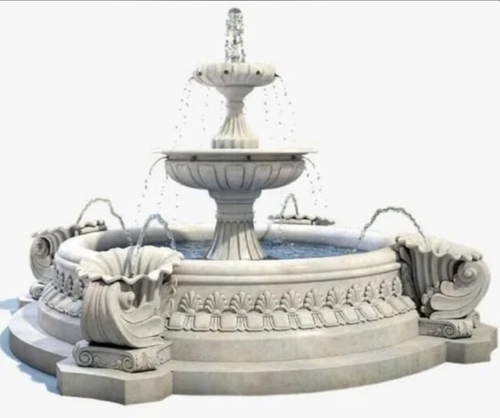 White Marble Fountain