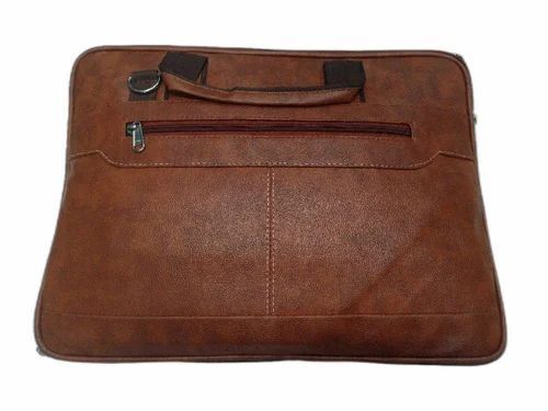 Brown Leather Laptop Bag - Design: Standard
