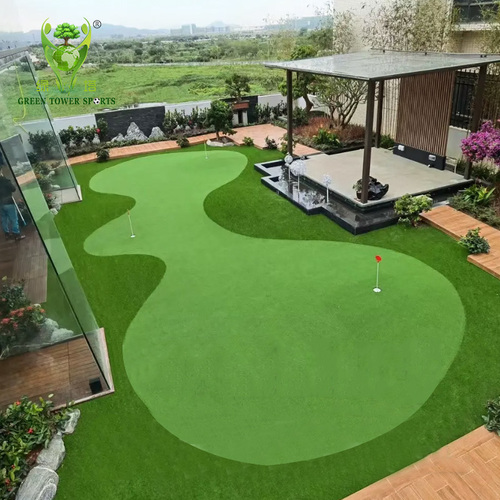 Golf Artifical Grass-Material:100% PE,Length25m.High density,Easy To Install for Gardens, Roof, Parks etc.