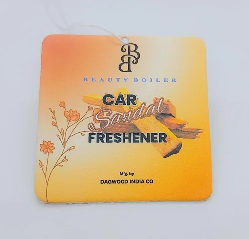 Paper Car Air Freshener - Color: All