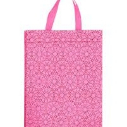 Pink Color Non Woven Carry Bags