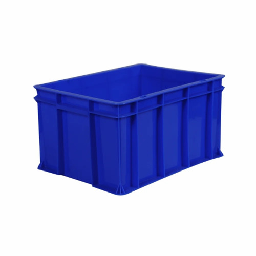 Blue Industrial Plastic Crate