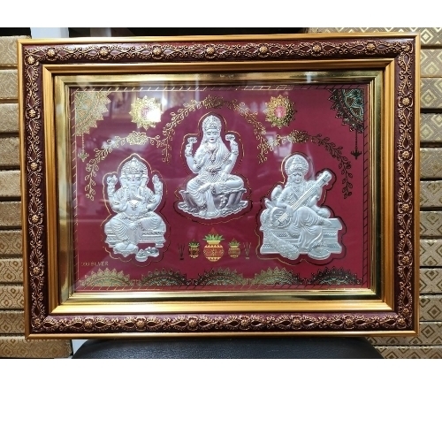 Diwali Silver frame 