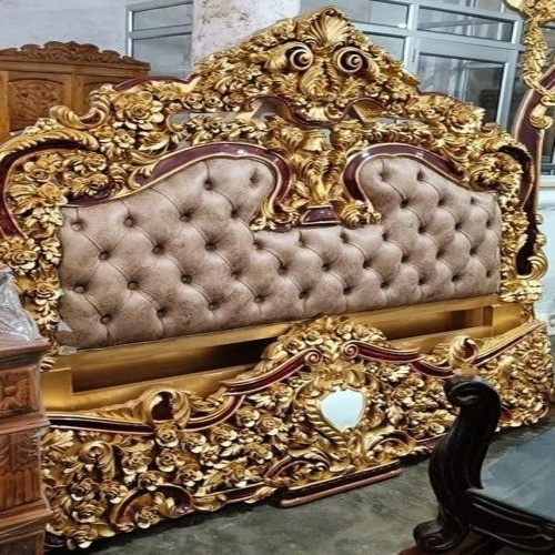 Luxury Teak Wood Bed