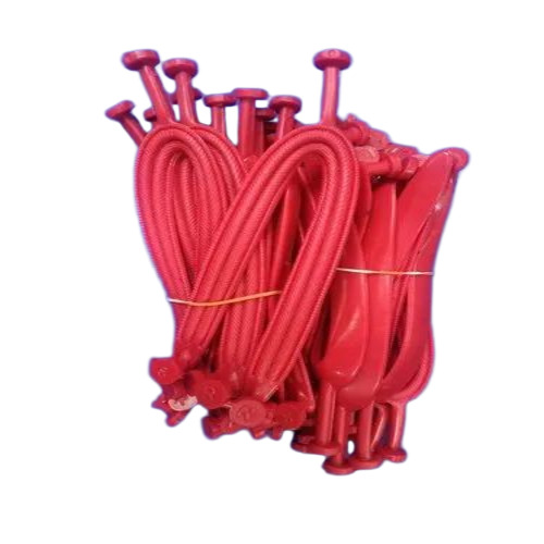 Pvc Footwear Straps - Color: Red