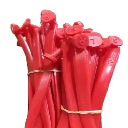 Pvc Slipper Straps - Color: Red