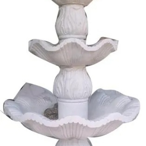 White Marble Garden Fountain