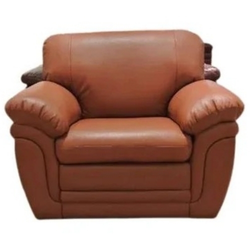 One Seater Foam And Rexine Sofa