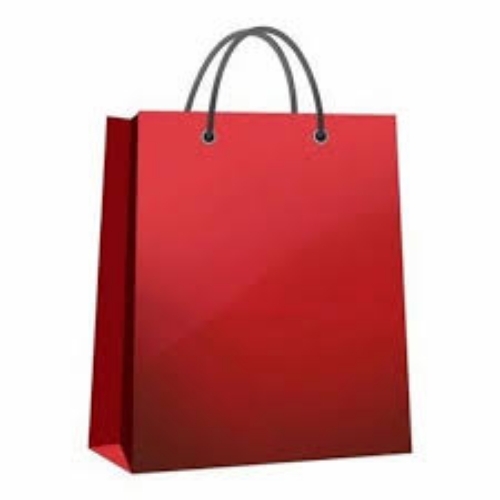 Paper Carry Bag - Color: Red