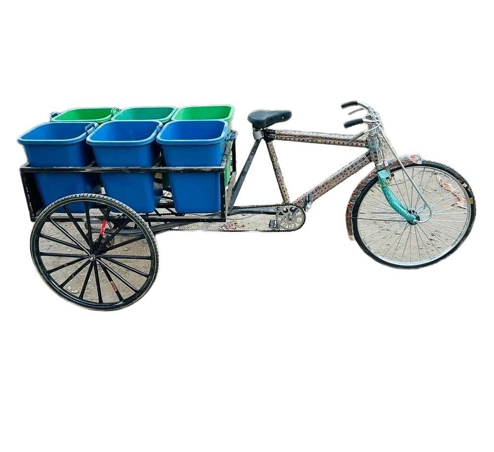 6Bin Garbage Cycle Rickshaw