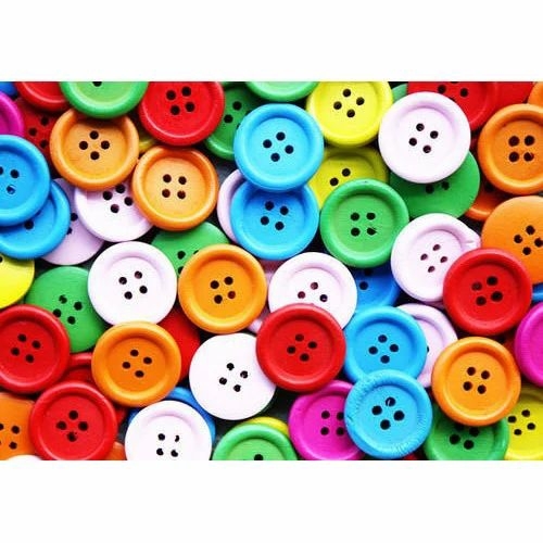 Coloured Plastic Buttons
