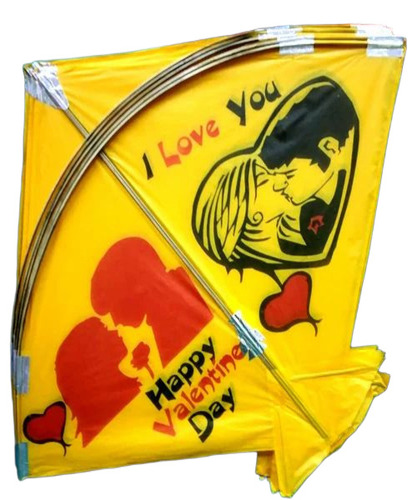 Heart Print Paper Kites