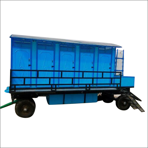 Mild Steel 5 Seater Mobile Toilet Van